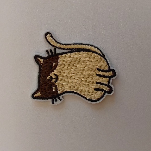 Cat Whimsy IRON ON Patch - Picture 1 of 3